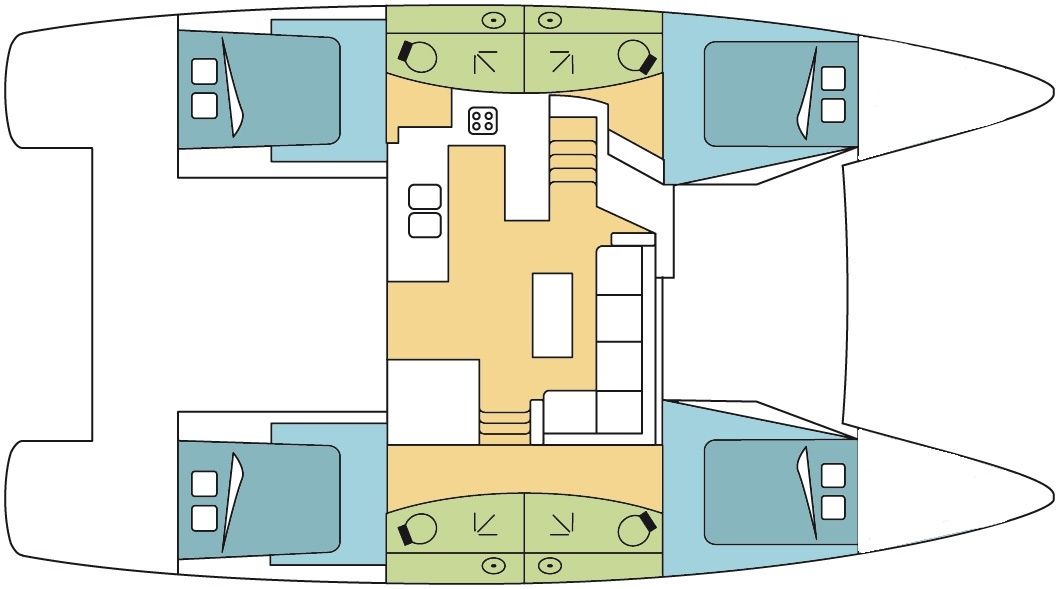 Fountaine Pajot Elba 45 | Night Breeze