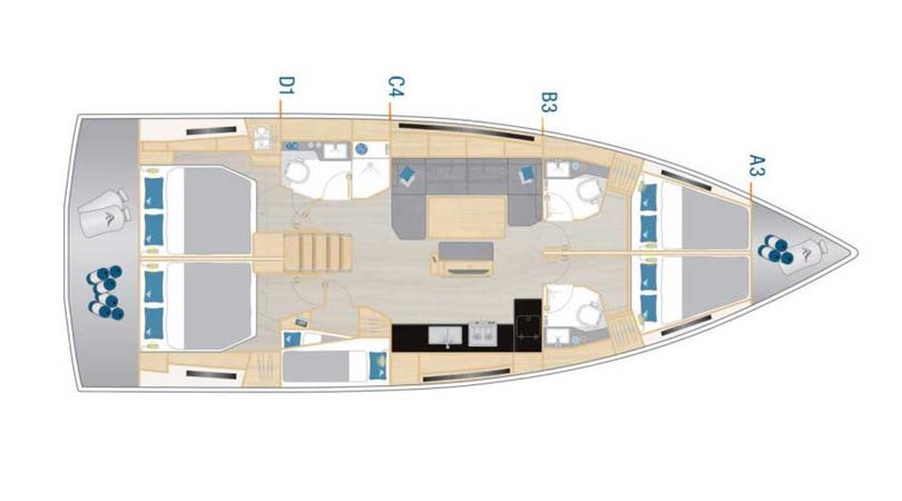 Hanse 460 | Mola 24-5 Flensburg