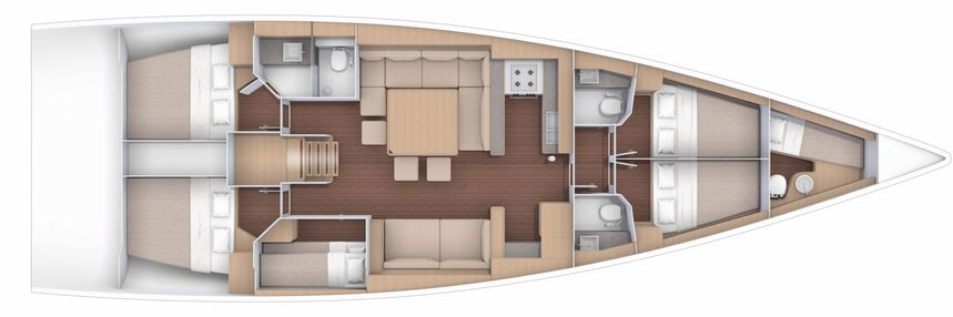 Dufour 56 | Caterina