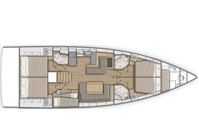 Beneteau Oceanis 51.1 | Black Swan