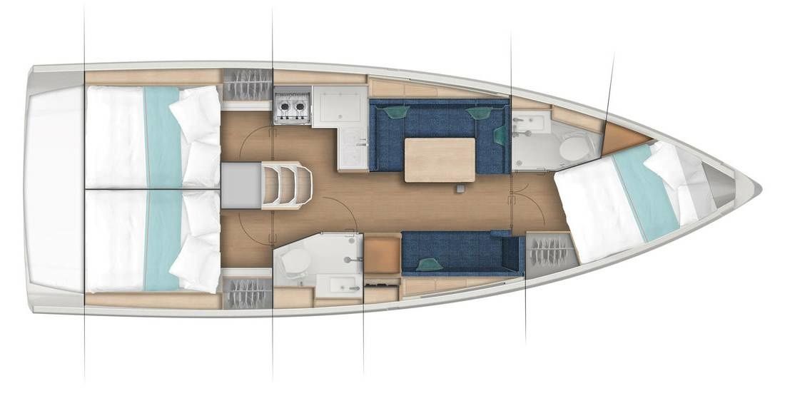 Jeanneau Sun Odyssey 410 | Wind Kiss