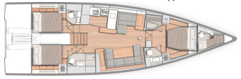 Beneteau Oceanis 54 | White Bird