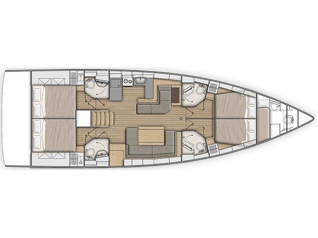 Beneteau Oceanis 51.1 | Living in Sea