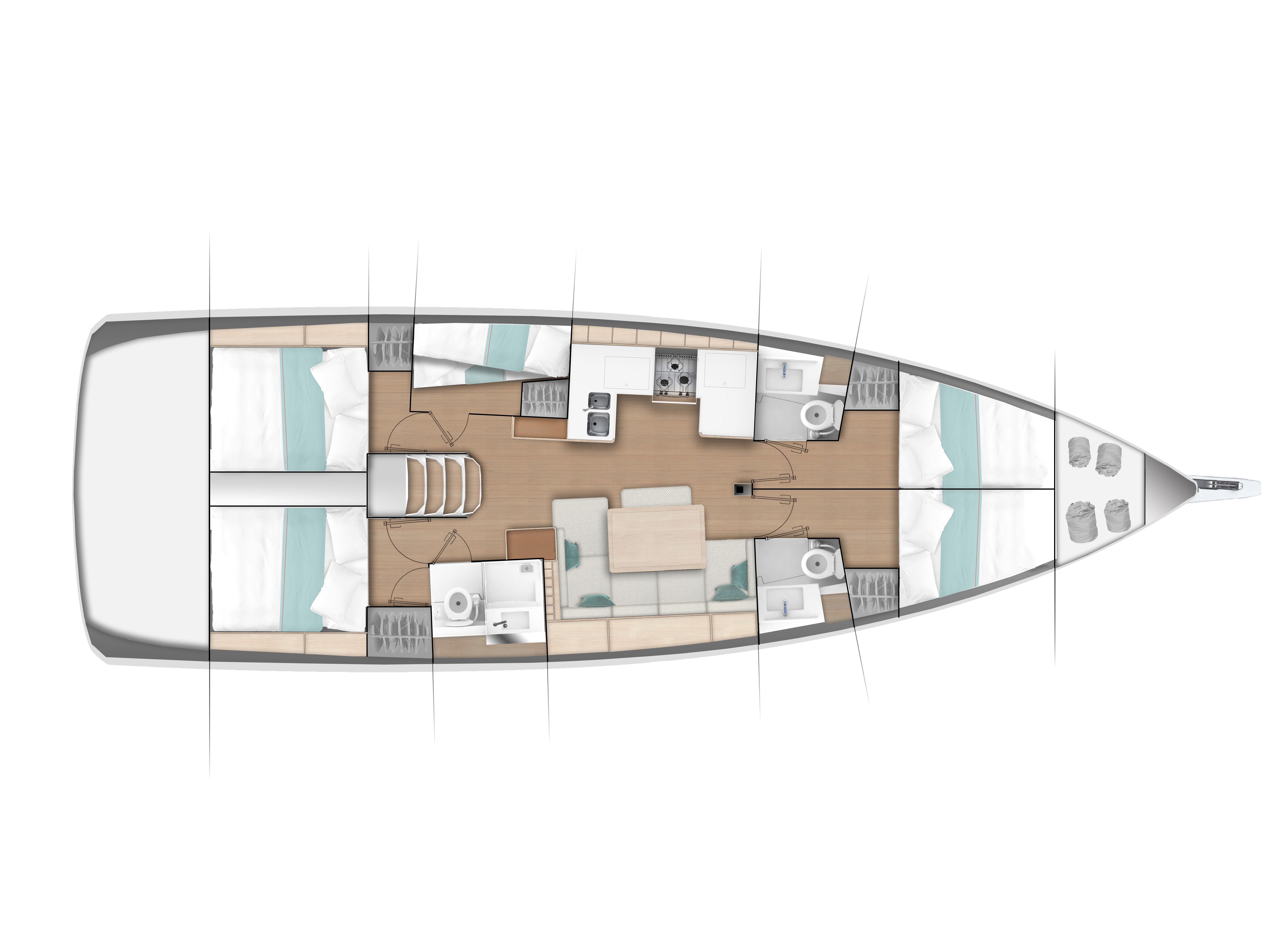 Jeanneau Sun Odyssey 49 | Corcho 14