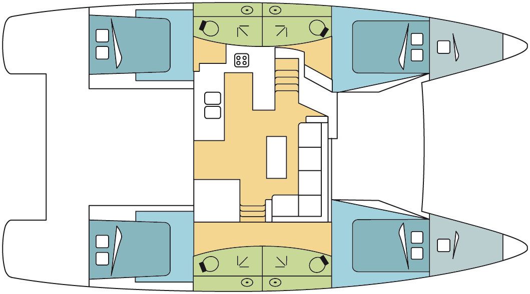Fountaine Pajot Elba 45 | Makani