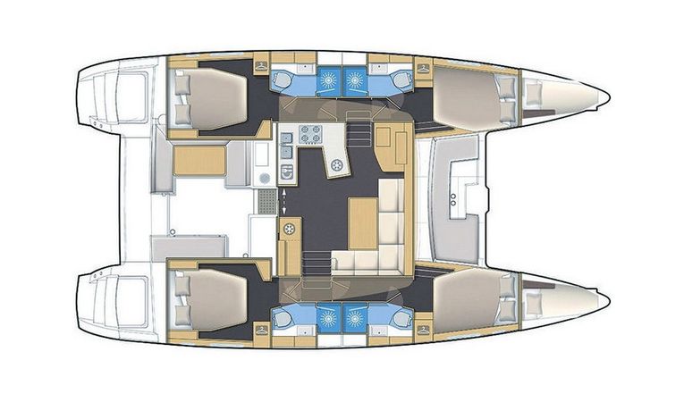 Lagoon 450 S | Blue Diamond