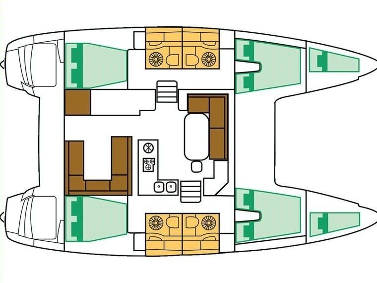 Lagoon 400 S2 | Footprints