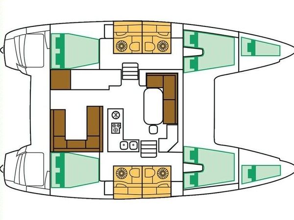 Lagoon 400 S2 | Footprints