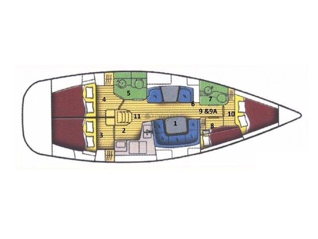 Jeanneau Sun Odyssey 43 | Irene
