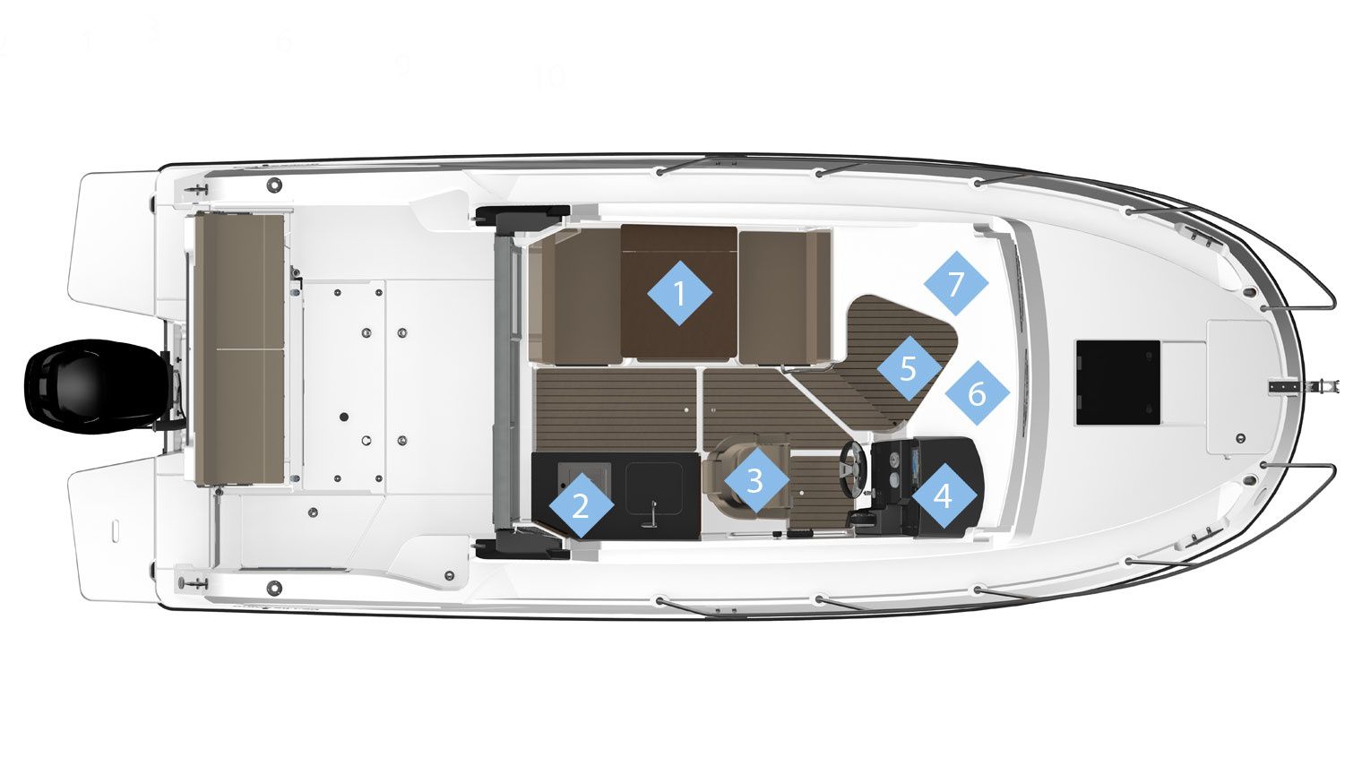 Quicksilver 755 Weekend | Shell 2