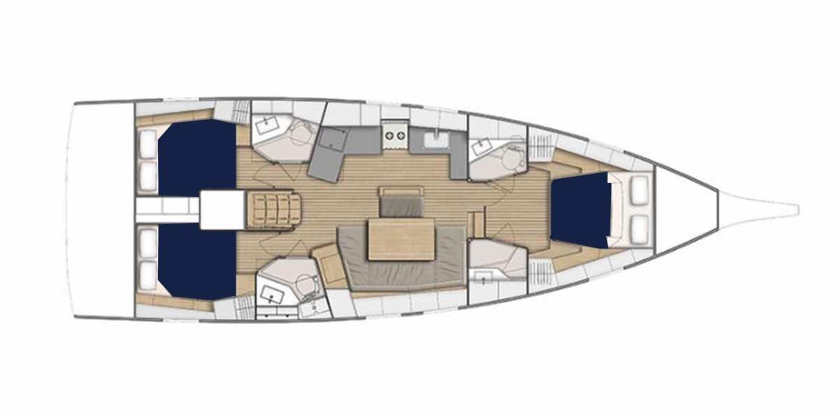 Beneteau Oceanis 46.1 | Moorings 22