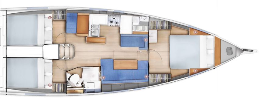 Jeanneau Sun Odyssey 410 | Saravah