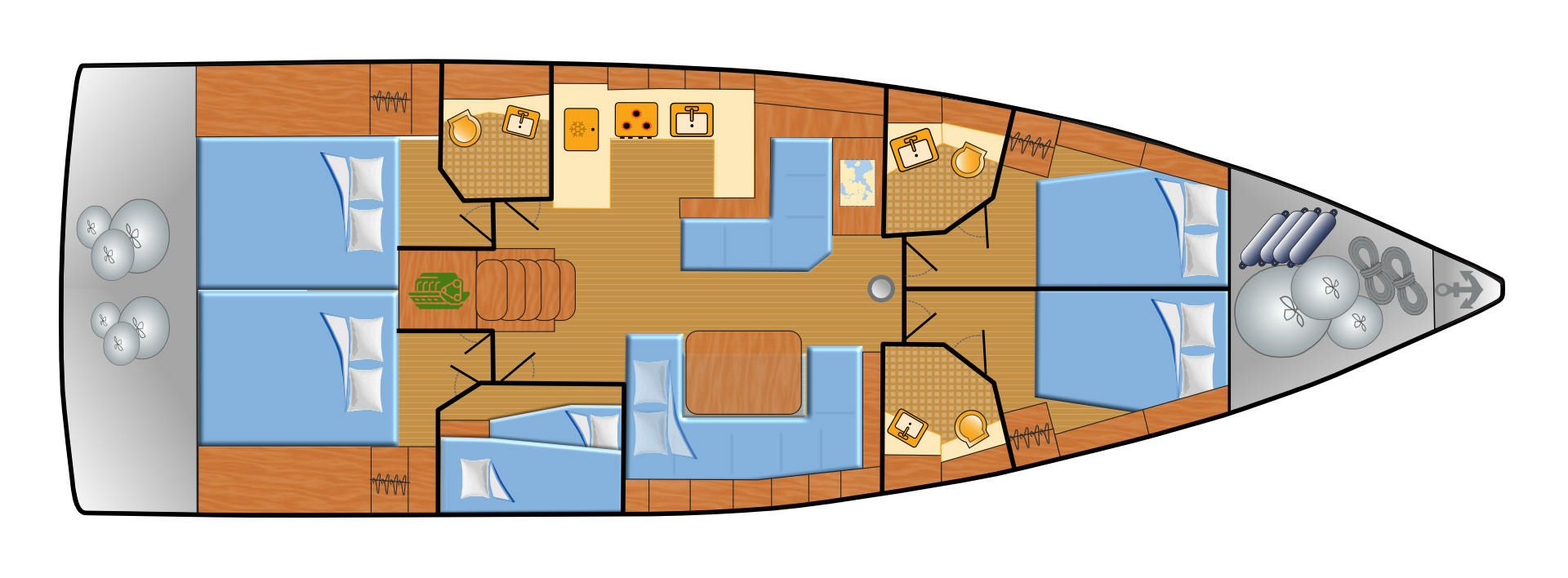 Beneteau Oceanis 51.1 | Flipper