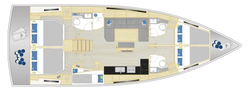 Hanse 460 | White Pearl