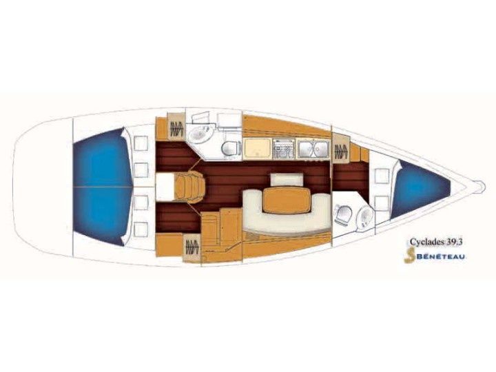 Beneteau Cyclades 39.3 | Mistral