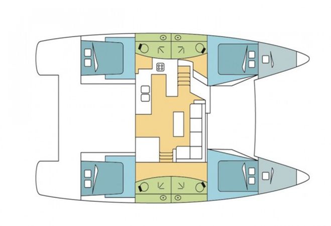 Fountaine Pajot Elba 45 | Olympia Athena