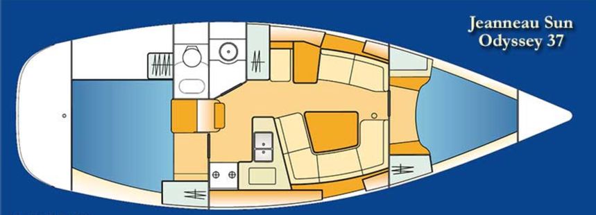 Jeanneau Sun Odyssey 37 | Rebeca y Samuel