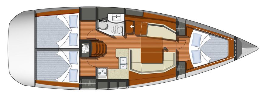 Jeanneau Sun Odyssey 39i | Vertigo Uno
