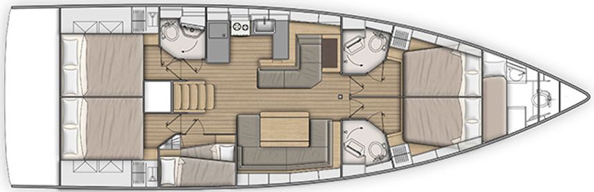 Beneteau Oceanis 51.1 | Dalia