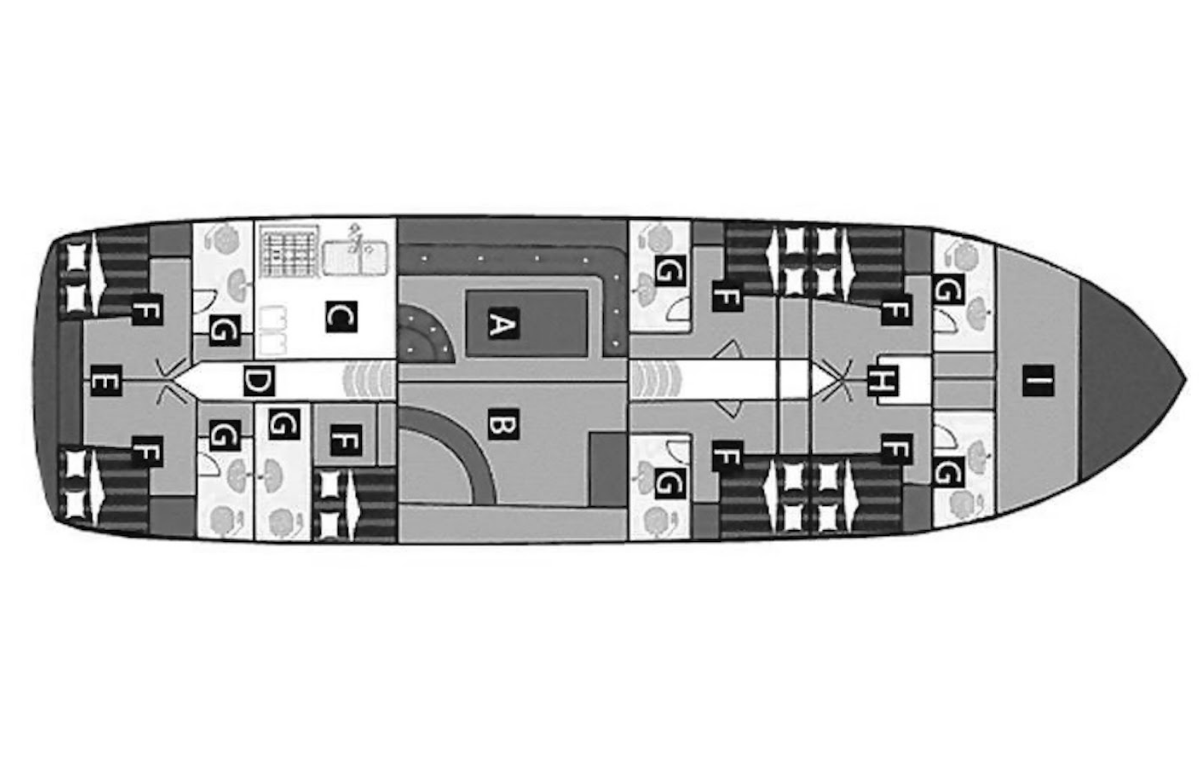 Gulet 105 | Hande Capo Galera