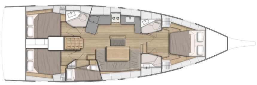 Beneteau Oceanis 46.1 | West