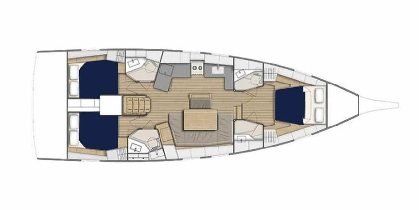 Beneteau Oceanis 46.1 | Moorings 23