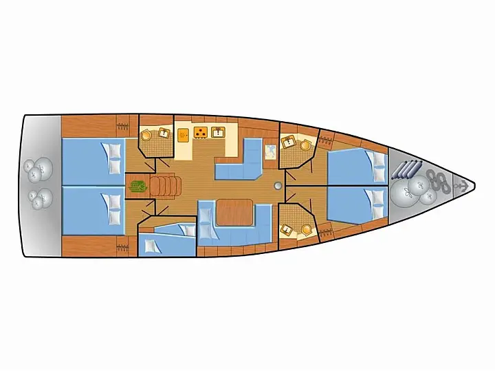 Beneteau Oceanis 51.1 | Monica