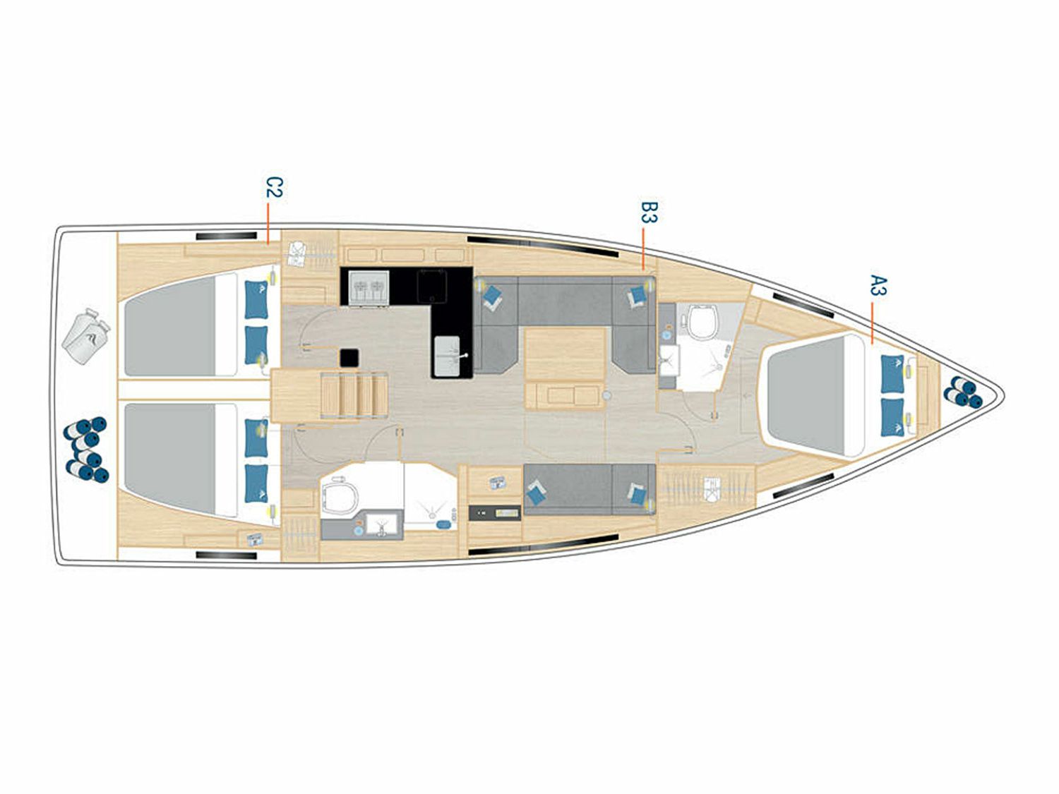 Hanse 410 | Bela