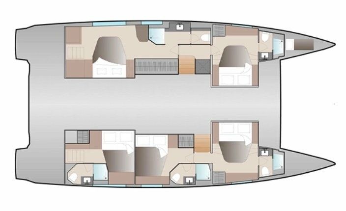 Fountaine Pajot Aura 51 | Aerial
