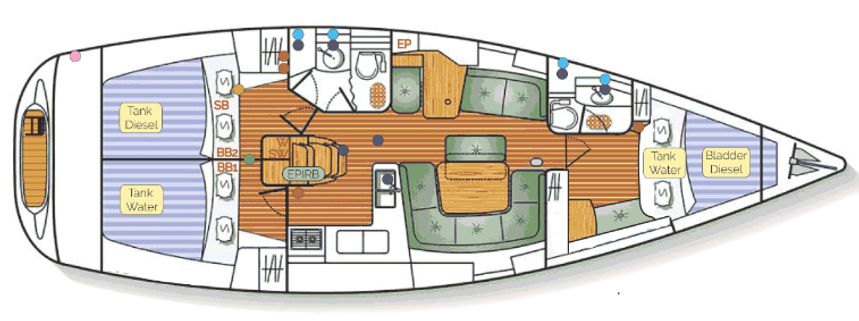 Jeanneau Sun Odyssey 43 | Pretty Girl