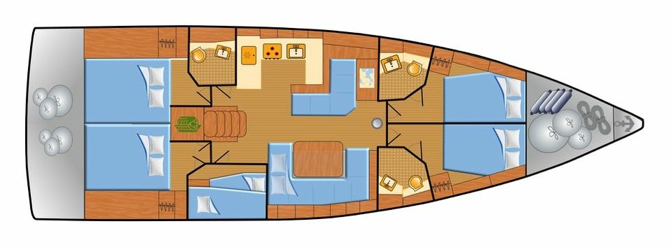 Beneteau Oceanis 51.1 | Dune