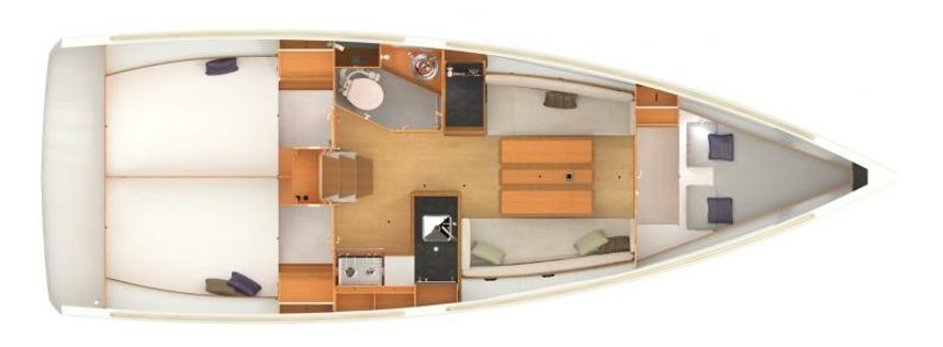 Jeanneau Sun Odyssey 349 | Coyote