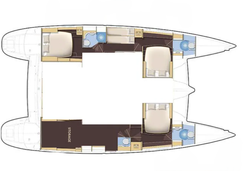 Lagoon 500 | Blue Metis