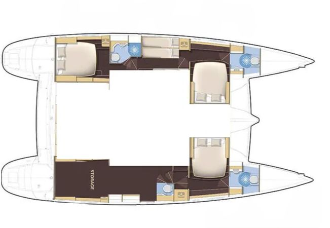 Lagoon 500 | Blue Metis