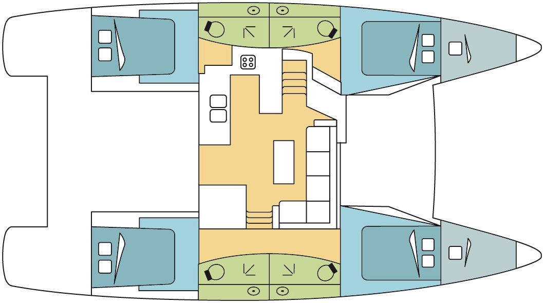 Fountaine Pajot Elba 45 | Ola 2