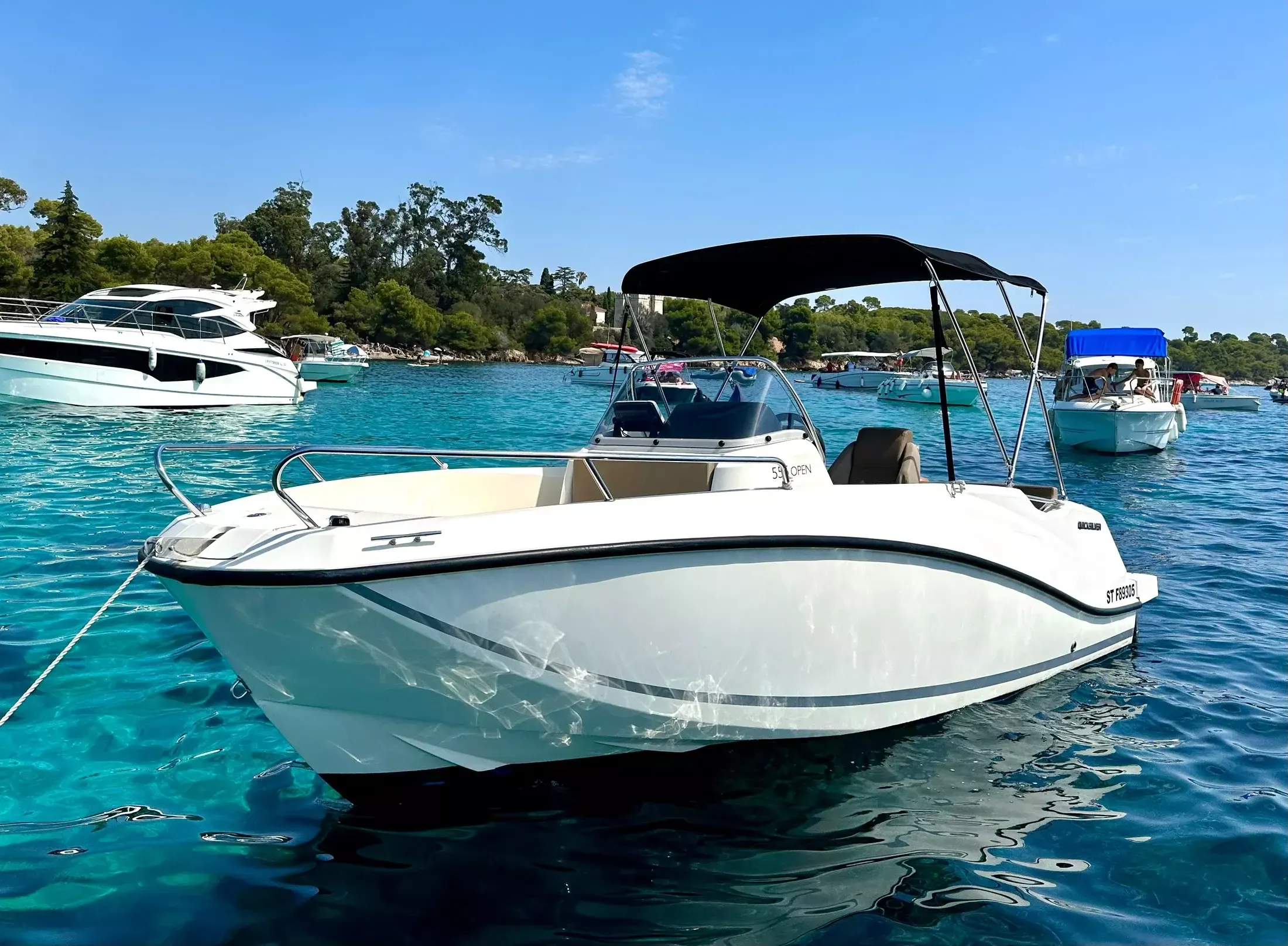 Quicksilver 555 Open | Blue Lagoon