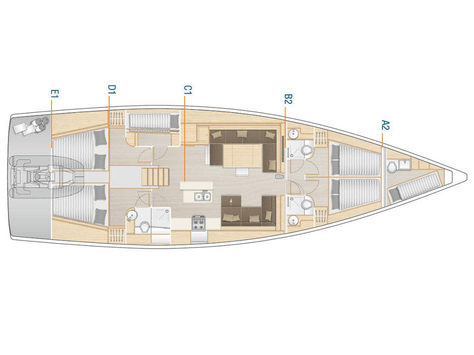 Hanse 588 | Citrus