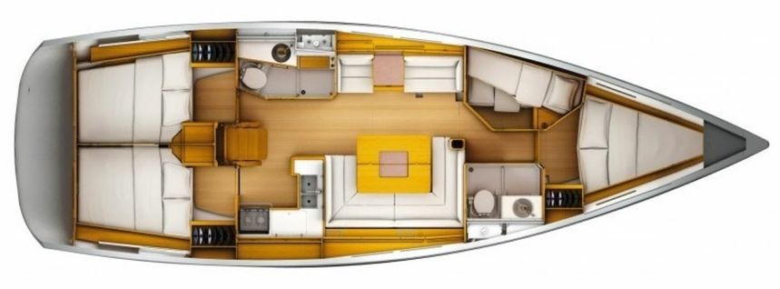 Jeanneau Sun Odyssey 449 | Canne Bleu