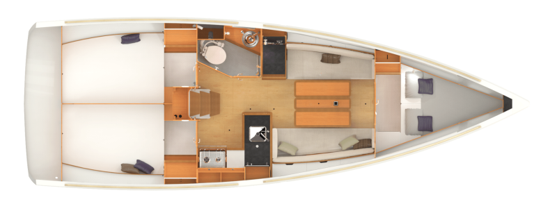 Jeanneau Sun Odyssey 349 | Champagne