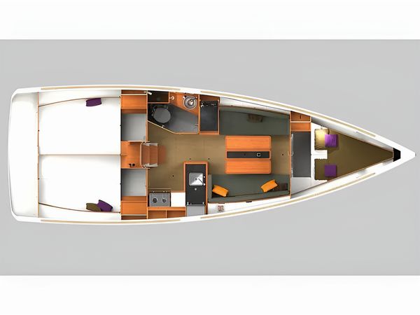 Jeanneau Sun Odyssey 349 | Bravo Kiss