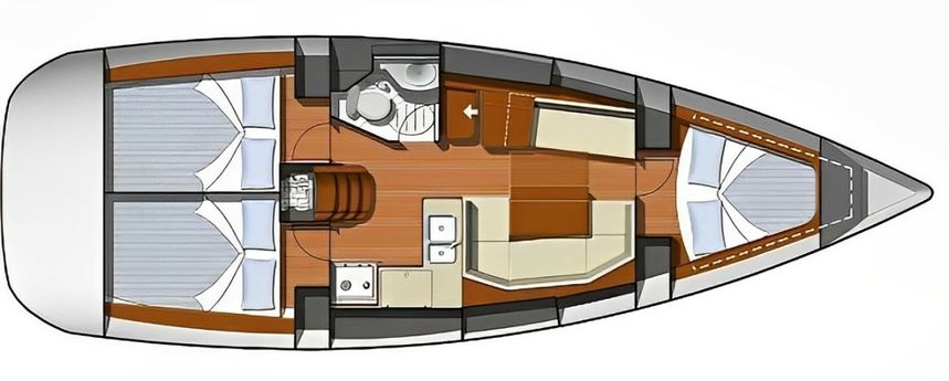 Jeanneau Sun Odyssey 36i | Mala