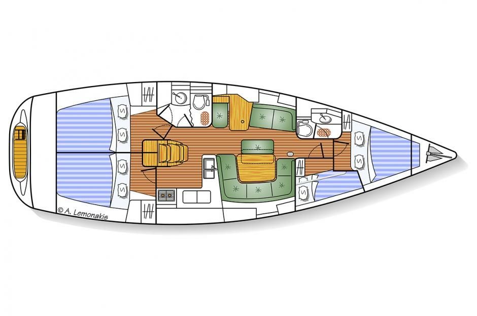 Jeanneau Sun Odyssey 43 | Zourite