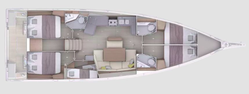 Beneteau Oceanis 47 | Tempranillo