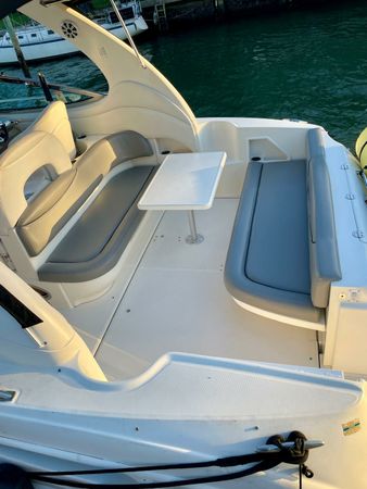 Sea Ray 410 Sundancer | Cleaning up
