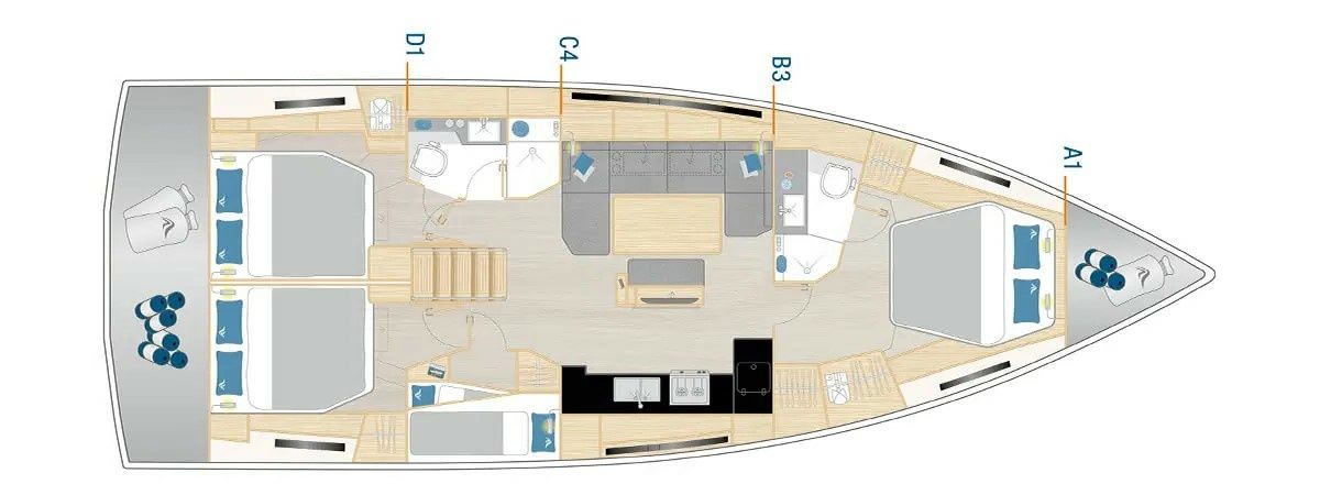 Hanse 460 | Antares