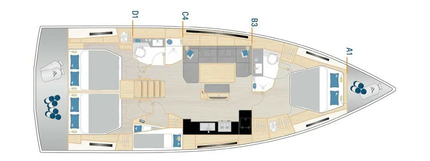 Hanse 460 | Antares