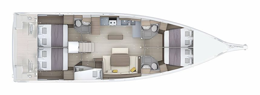 Beneteau Oceanis 52 | Orange