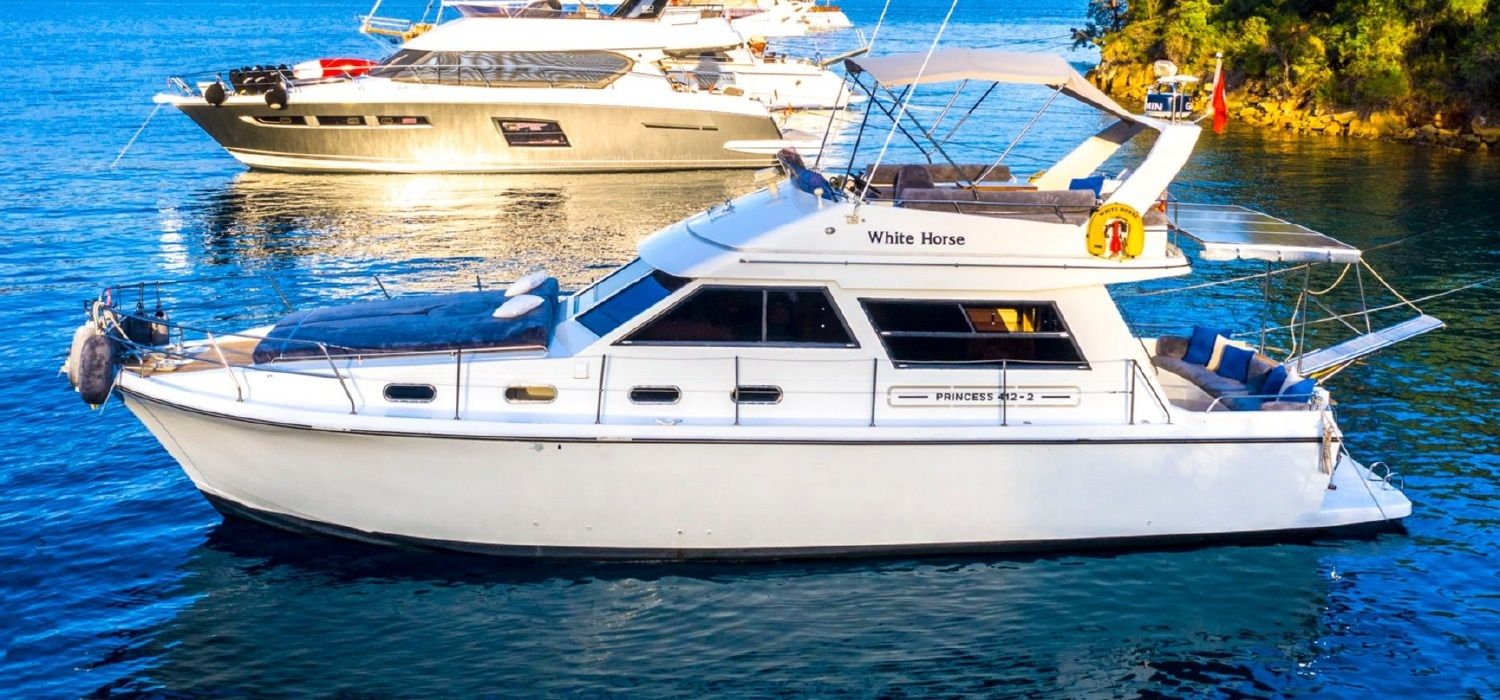 Princess 412 | White Horse