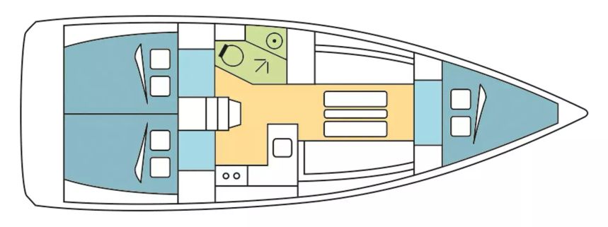 Jeanneau Sun Odyssey 349 | Anatema