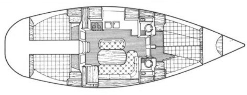 Beneteau Oceanis 430 | La Pomme Bleue